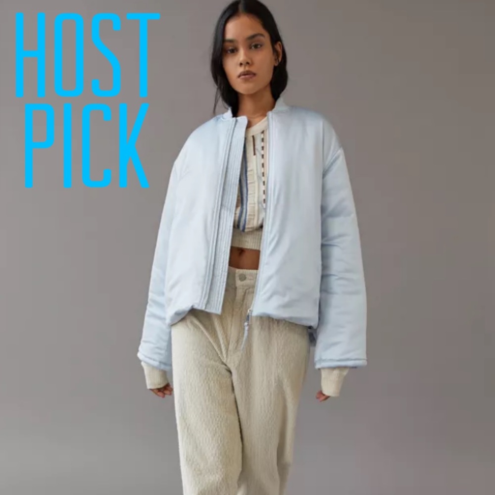 Urban Outfitters Satin Bomber Jacket